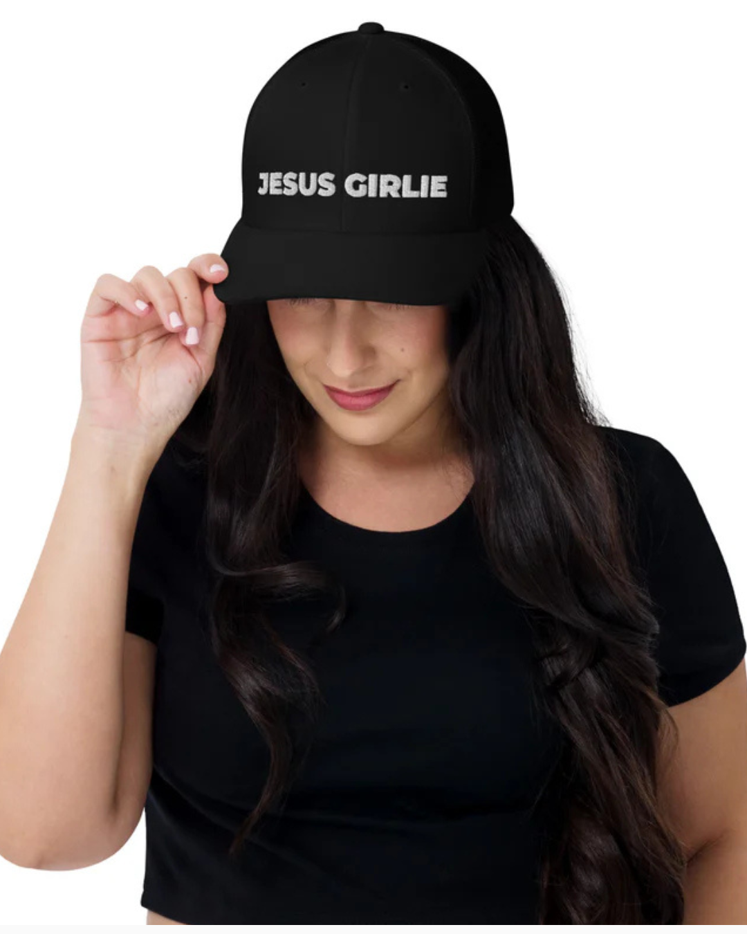 Jesus Girlie Trucker Cap