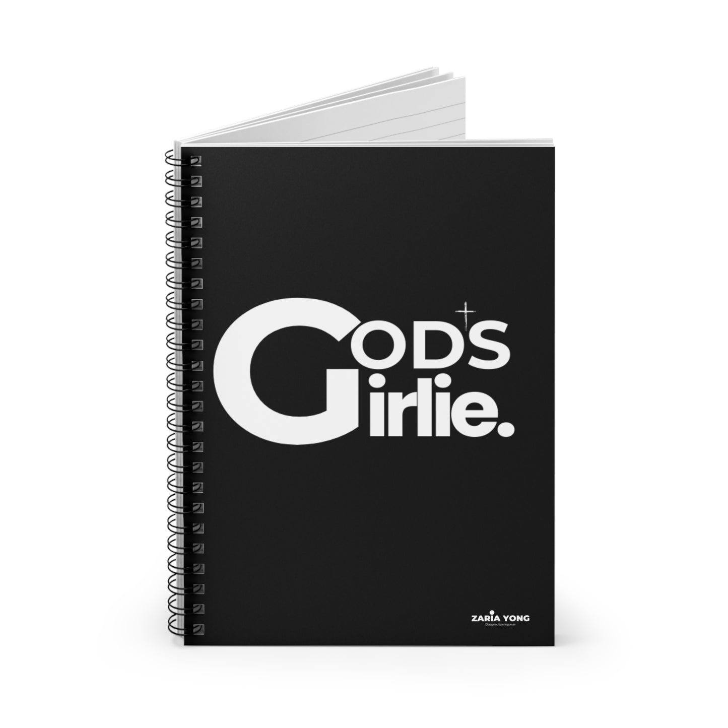 Zaria Yong- 'God's Girlie' notebook- Perfect for Journaling & Note-Taking