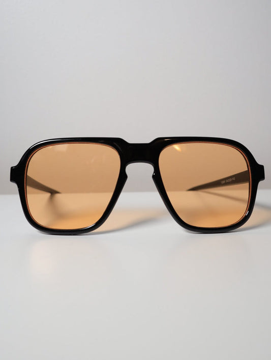 Orange Zavi Sunglasses Zaria Yong