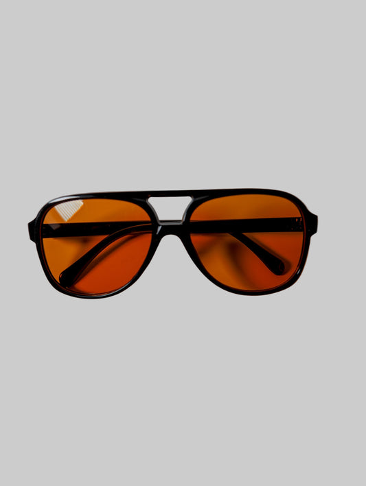 Orange Sunno Sunglasses Zaria Yong