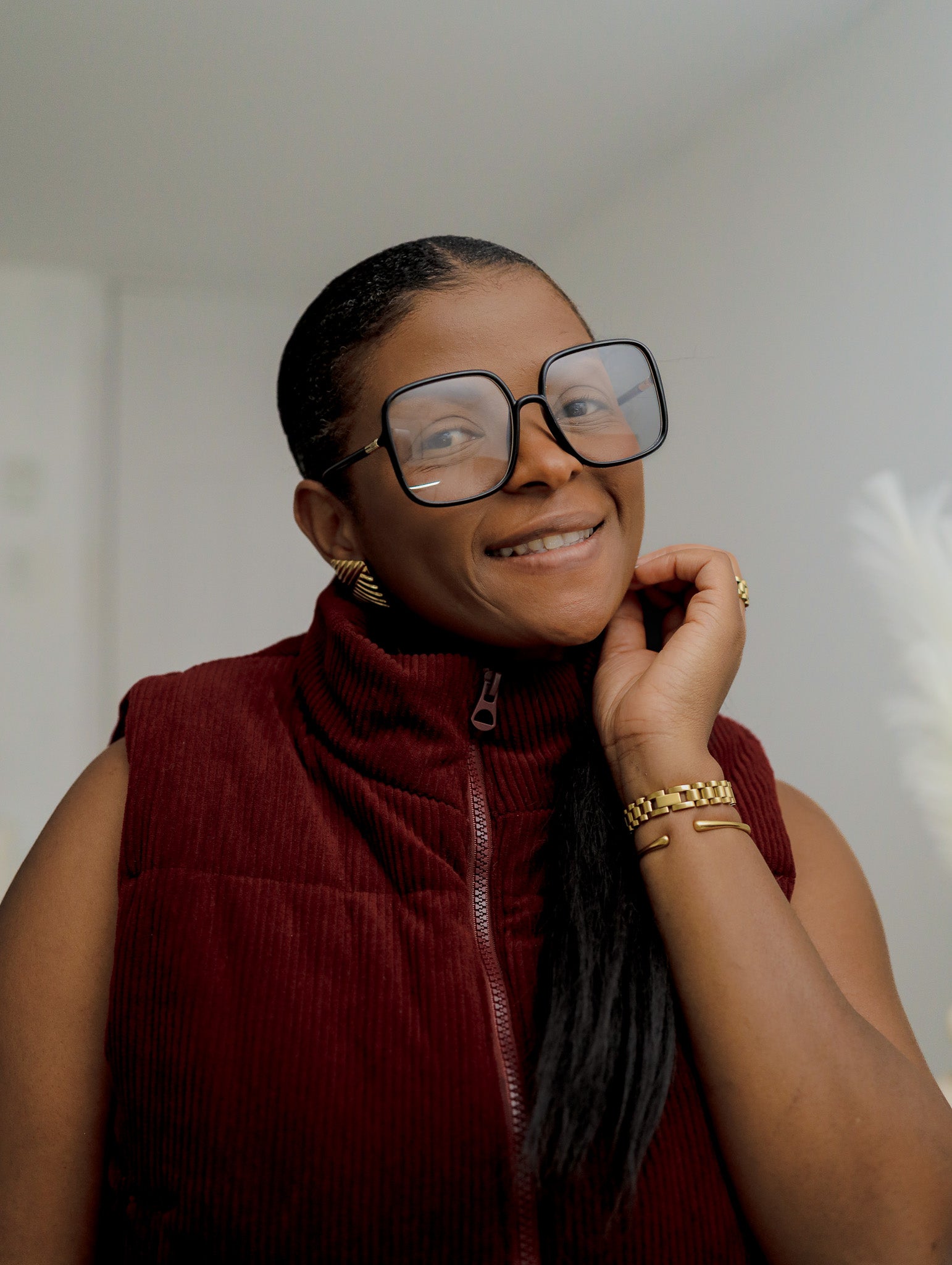 Black Oversized Dawn Sunglasses Zaria Yong