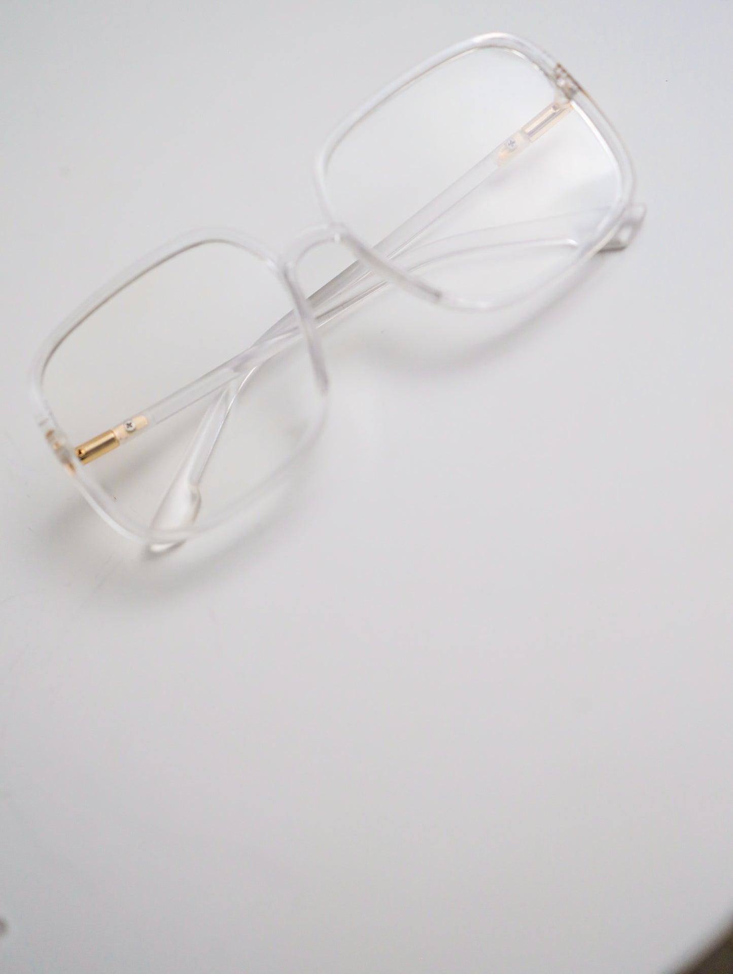 Clear Oversized Dawn Sunglasses Zaria Yong
