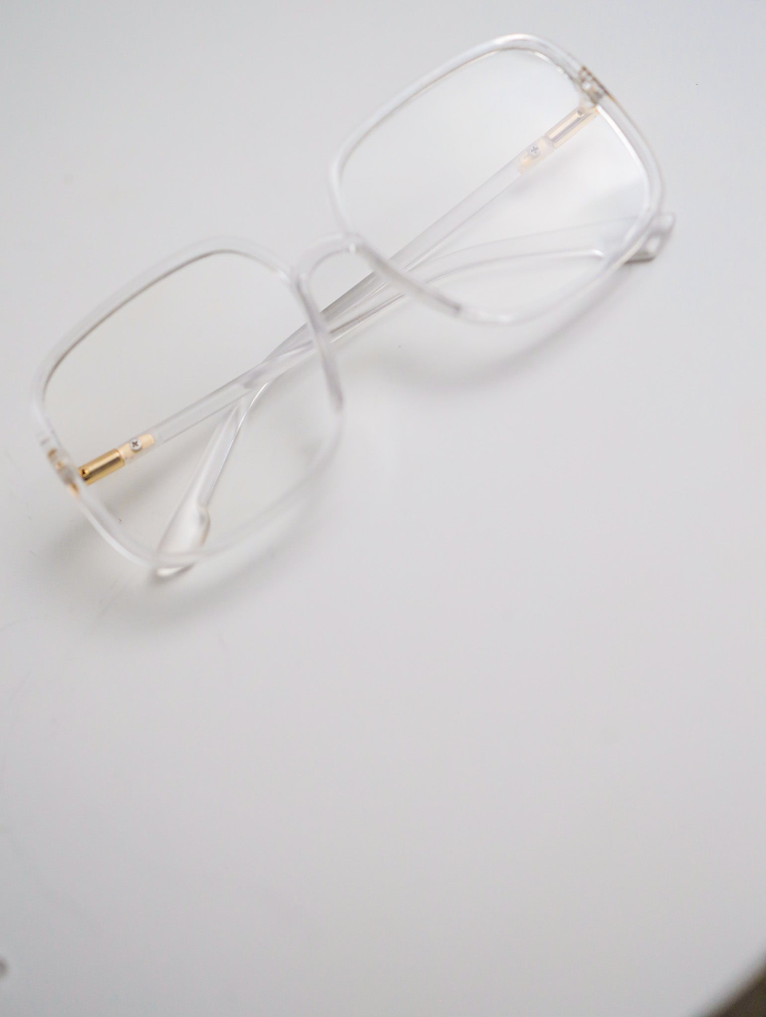 Clear Oversized Dawn Sunglasses Zaria Yong