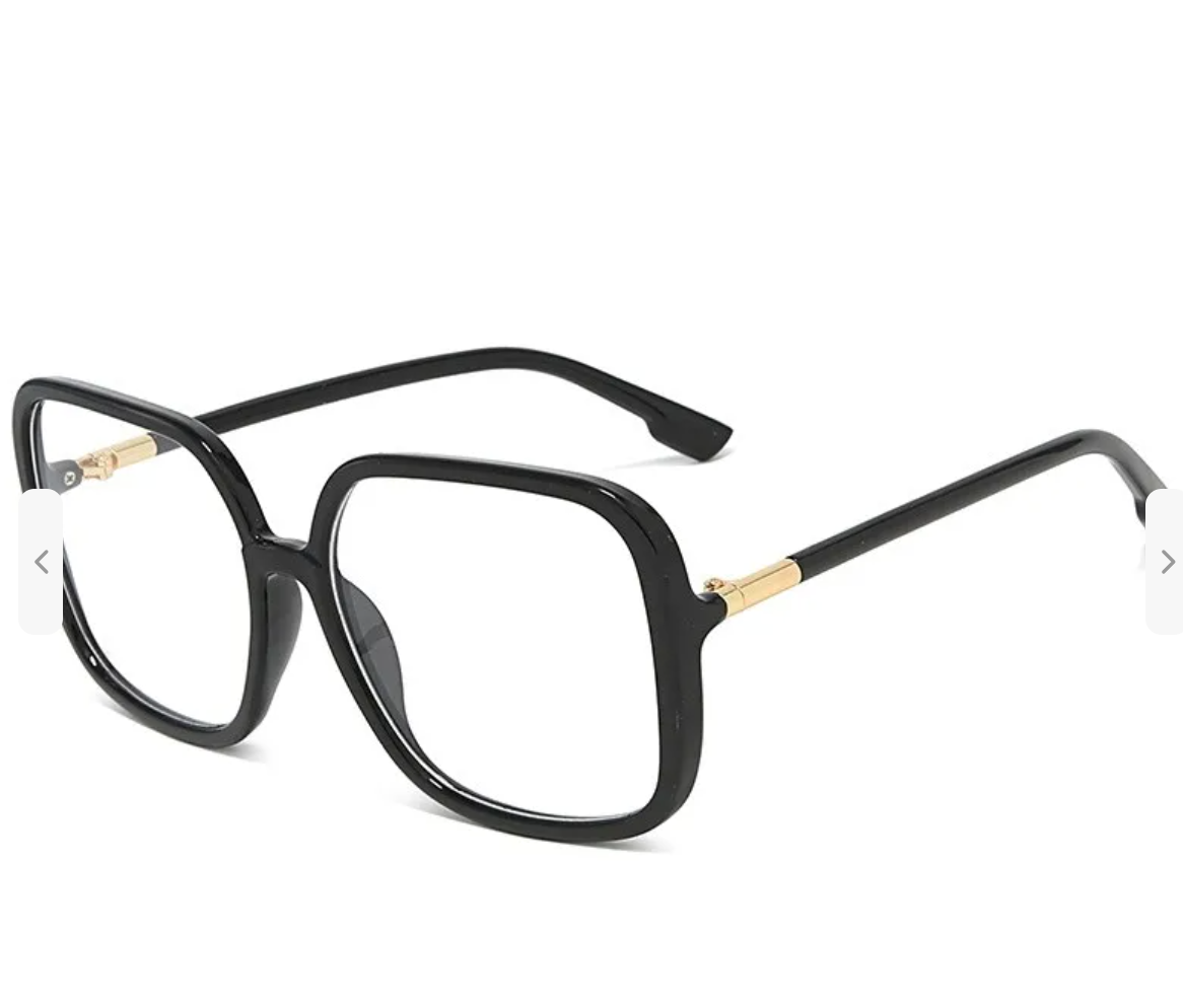 Black Oversized Dawn Sunglasses Zaria Yong